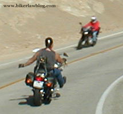 california motorcycle accident attorney norman gregory fernandez riding his motorcycle near mullhulland highway